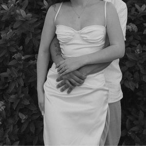 Worn once for engagement photoshoot House of CB Flora Dress